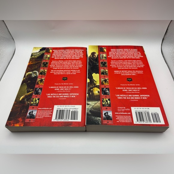 The Witcher Book Lot – The Last Wish & Sword of Destiny – Andrzej Sapkowski - Picture 2 of 4